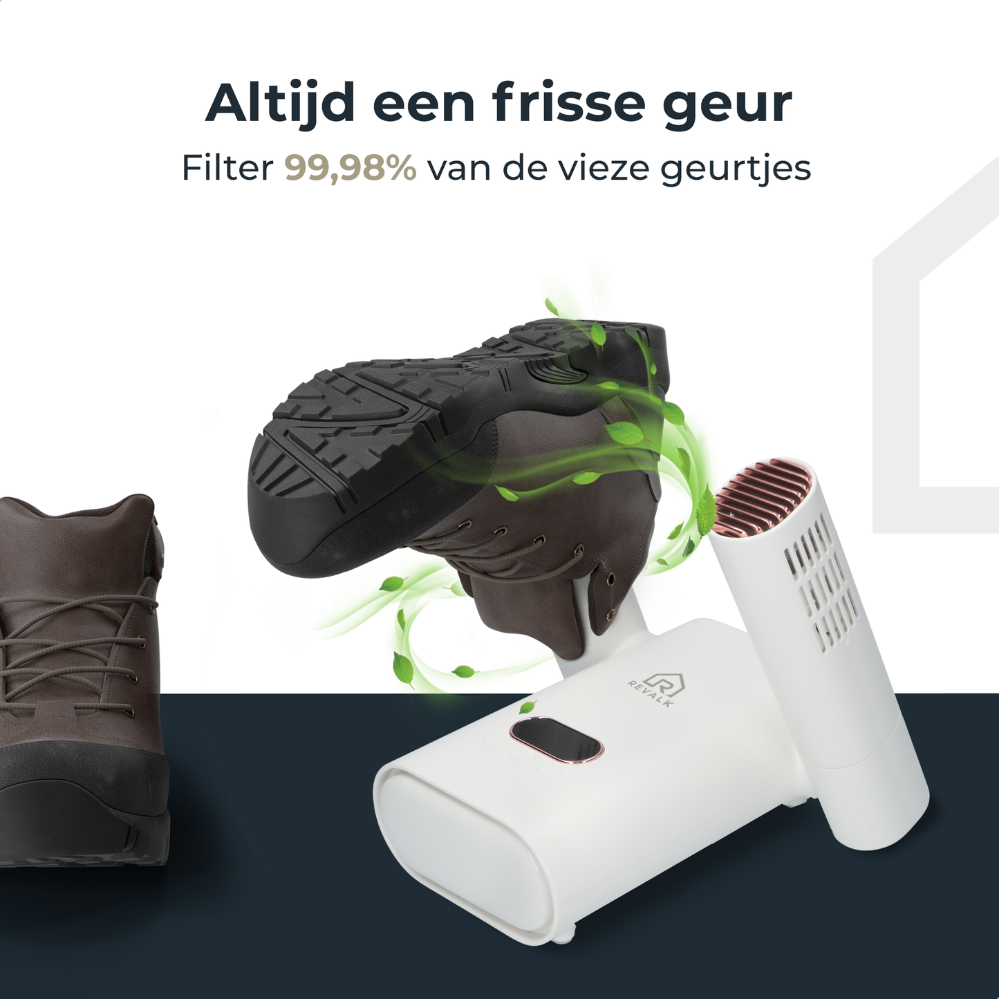 Revalk® Shoe Dryer - Antibacterial - UV radiation - Foldable