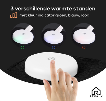 Revalk® Verwarmde Muismat - Verwarmde Bureau Onderlegger - Antislip