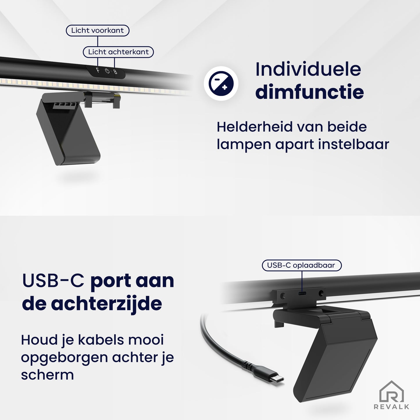 Revalk® Monitor lamp - Led Bureaulamp