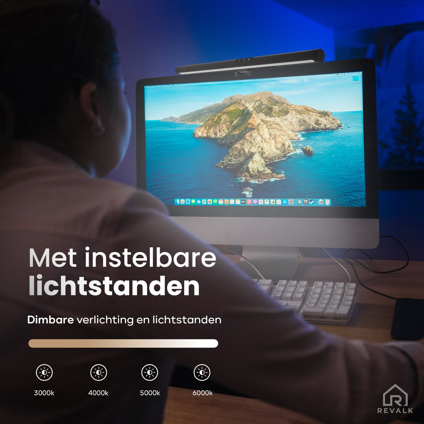 Revalk® Monitor lamp - Led Bureaulamp