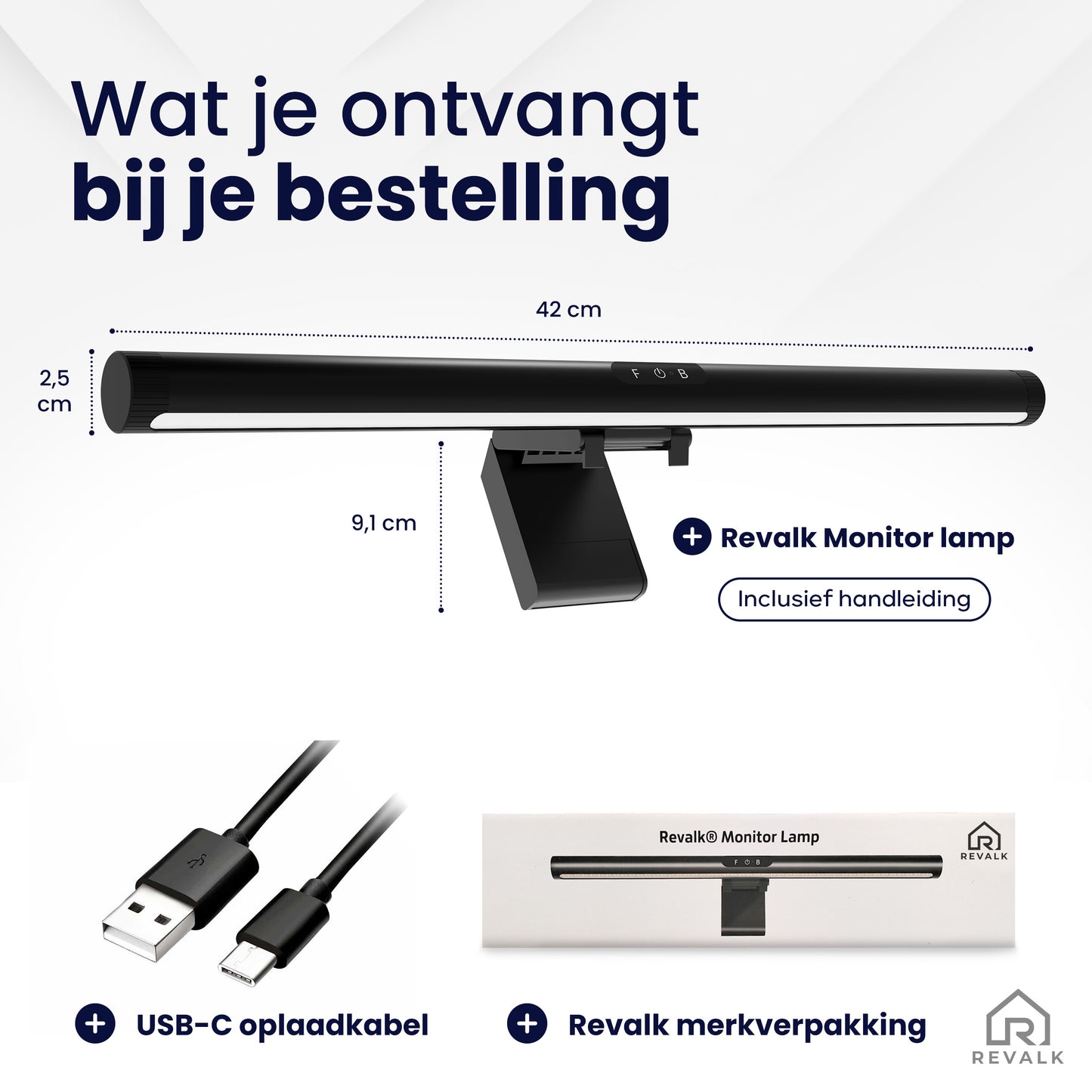 Revalk® Monitor lamp - Led Bureaulamp